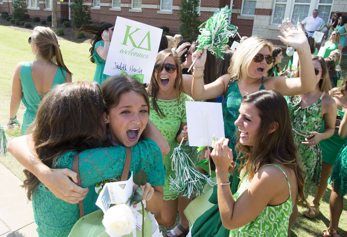Auburn University bid day 2014